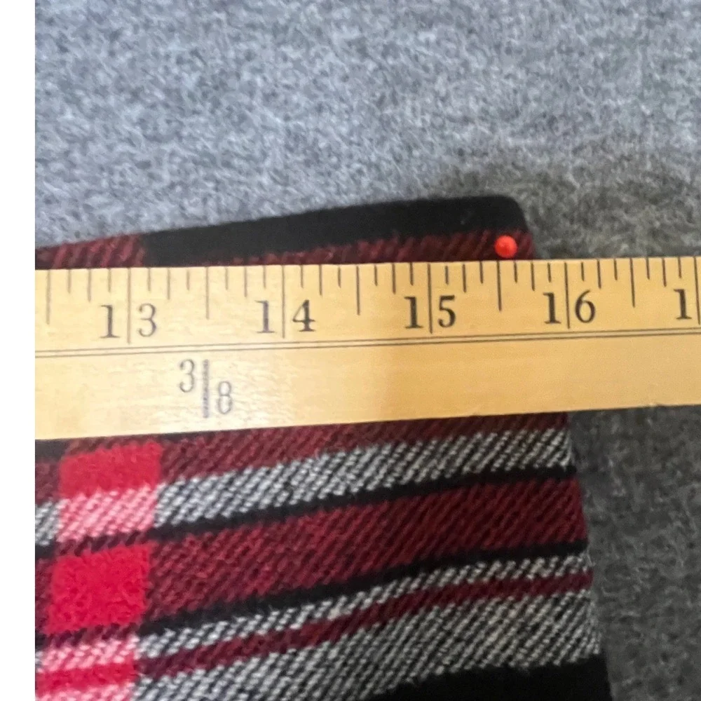 Talbots Petite Tartan Plaid‎ Mini Skirt Wool Blend Sz 8P Preppy Classic Academia